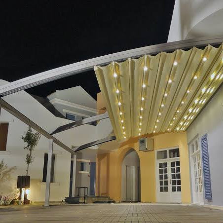 How Motorized Retractable Roof Systems are changing the game for Outdoor lounge and Clubs in Lagos Nigeria