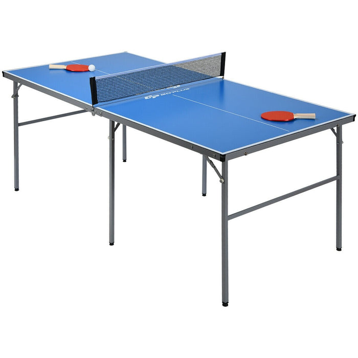 6’x3’ Portable Tennis Ping Pong Folding Table Indoor/Outdoor