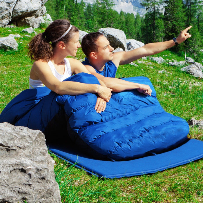 Comfy Waterproof Sleeping Bag with 2 Pillows