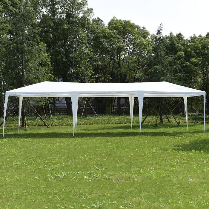 3 x 9M Gazebo Canopy Pop-up Waterproof Garden Wedding Party Tent