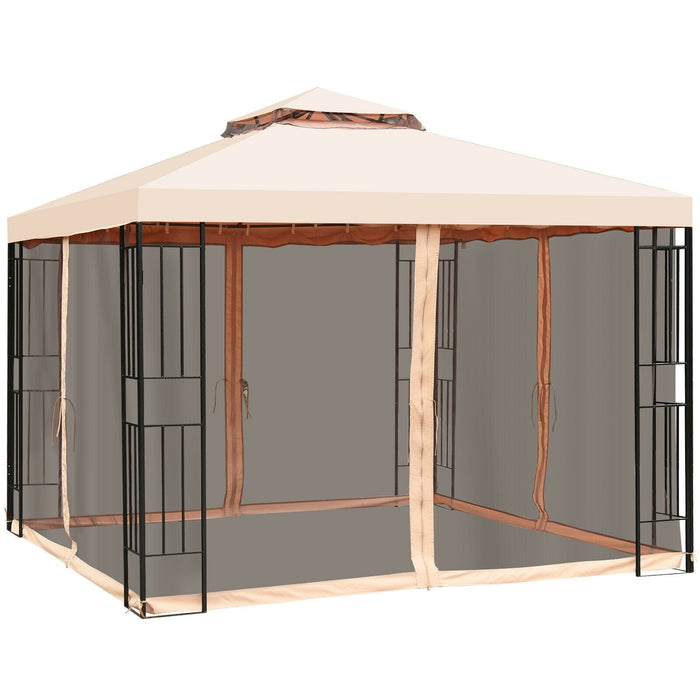 Hardtop Gazebo Double Roof - ABCCANOPY 10x10 Chile Hardtop Gazebo Double Roof - ABCCANOPY 10x10 Chile