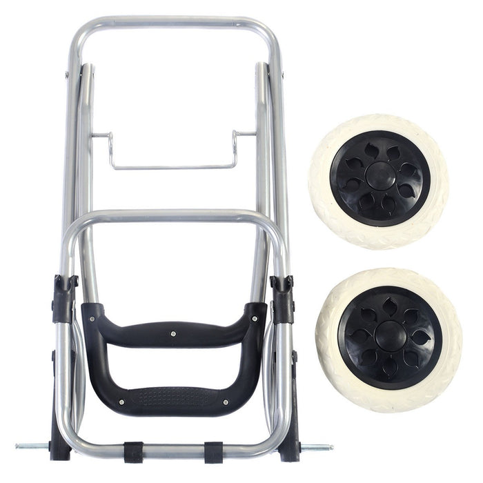 Folding Light Weight Wheeled Shopping Trolley Cart with Large Capacity