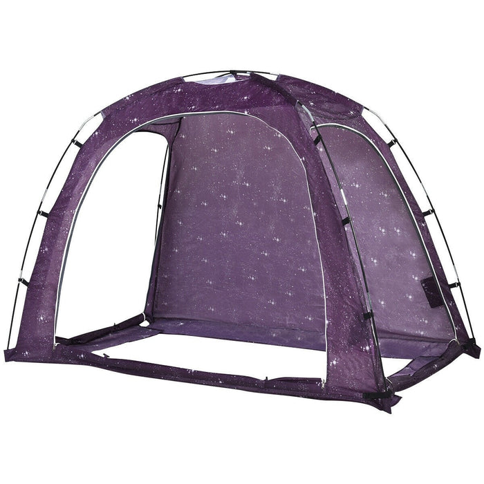 Indoor Privacy Play Tent on Bed with Carry Bag