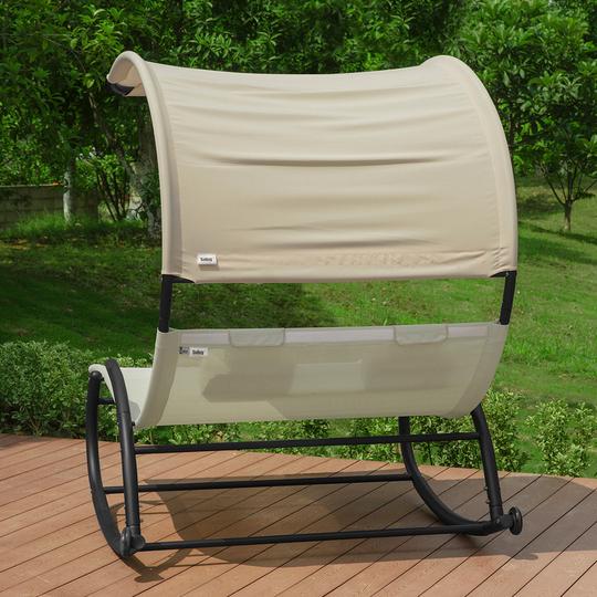 2 Seater Outdoor Garden Patio Swing Bed