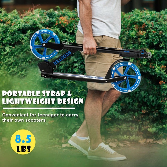 Portable Folding Sports Kick Scooter w/ LED Wheels
