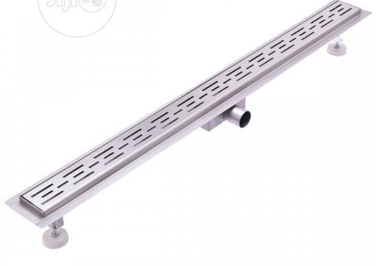 Costway Linear Stainless Steel Shower Drain with Grate - 800mm Channel
