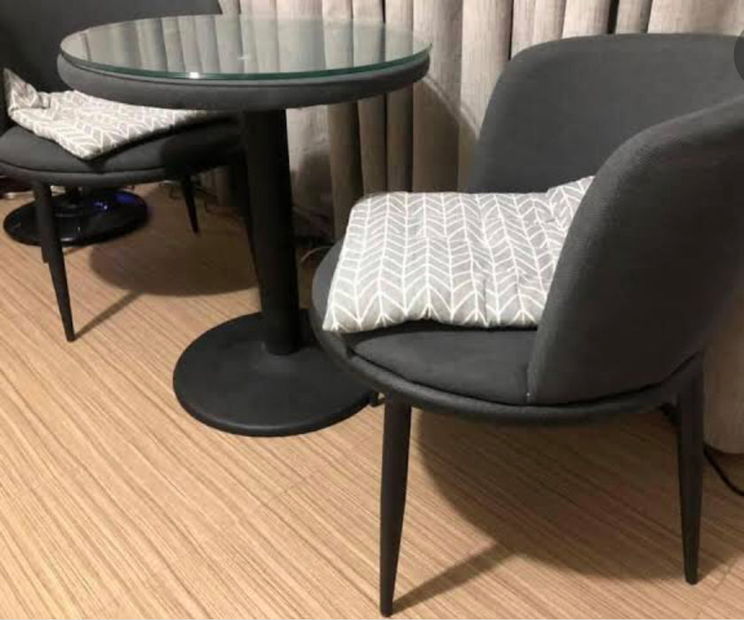 Modern Furniture Hotel Style Coffee Table , Two seater Chairs