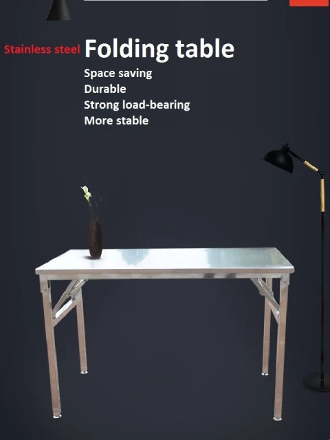 Stainless Steel Folding Picnic Dining Table