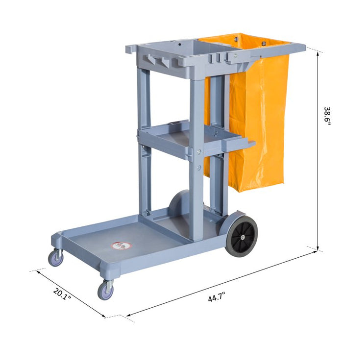 Janitorial Cleaning Utility Cart.