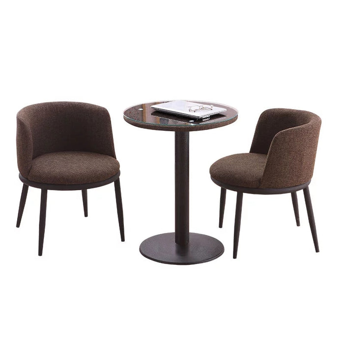 Modern Furniture Hotel Style Coffee Table , Two seater Chairs