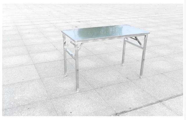 Stainless Steel Folding Picnic Dining Table