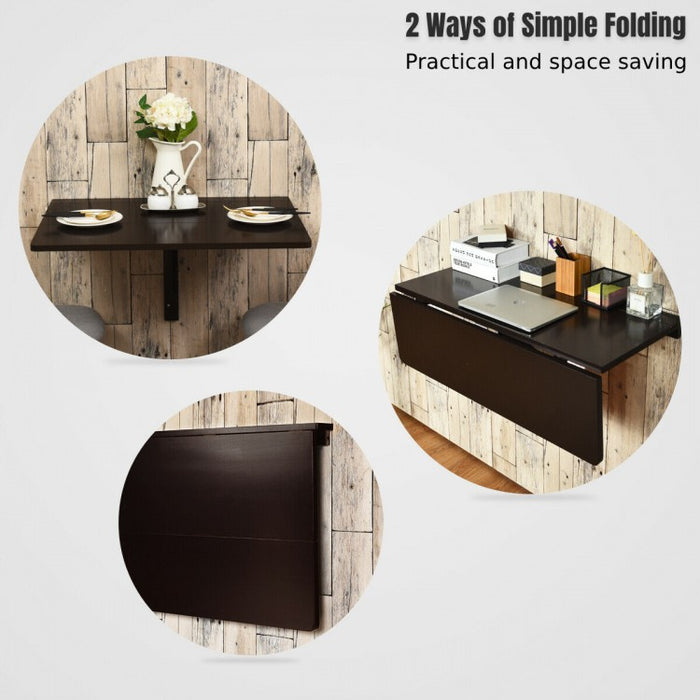 Wooden Folding Wall-mounted Table