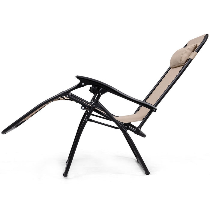Zero Gravity Reclining Lounge Chairs Table