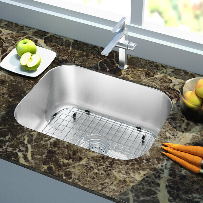 23” Stainless Steel Single Bowl Kitchen Sink Basin