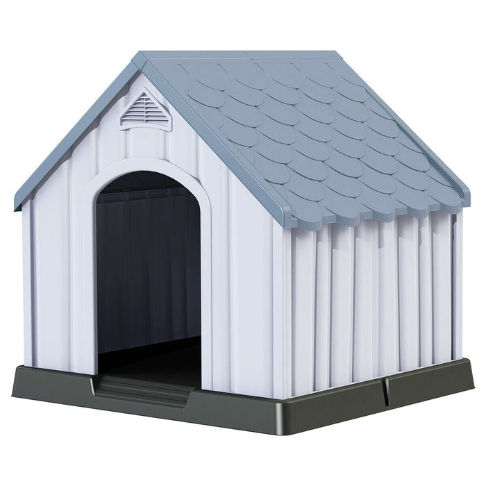 Plastic Medium-Sized Pet Puppy Shelter Waterproof Ventilate Dog House