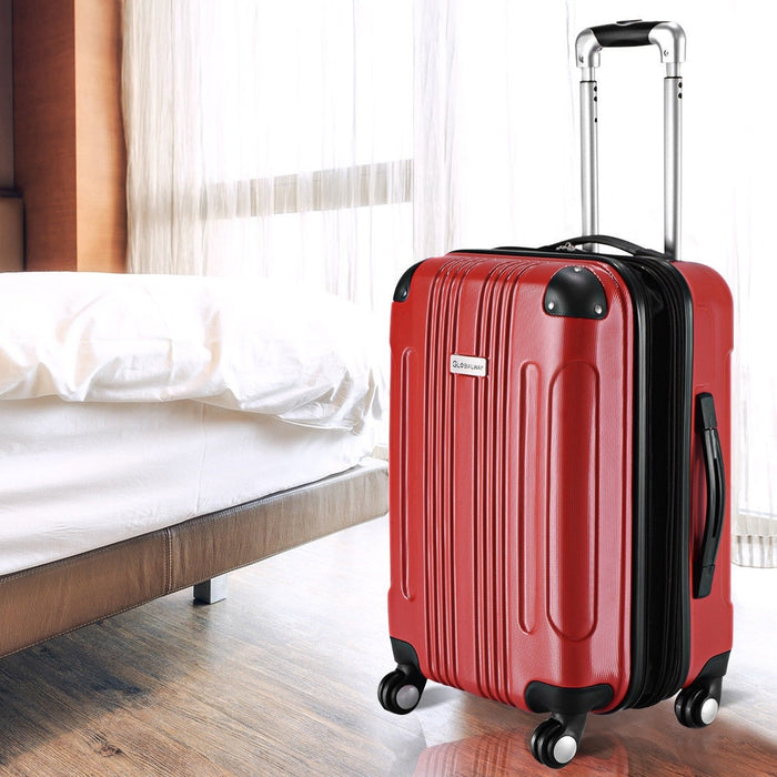GLOBALWAY Expandable 20" Luggage Travel Bag Suitcase